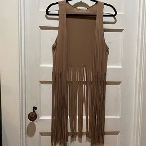 Boutique purchase. Fringe tank vest